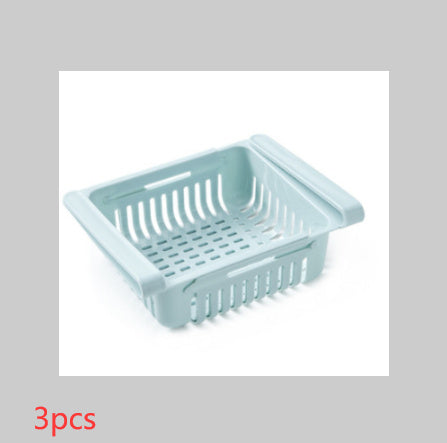 Refrigerator Telescopic Storage Basket