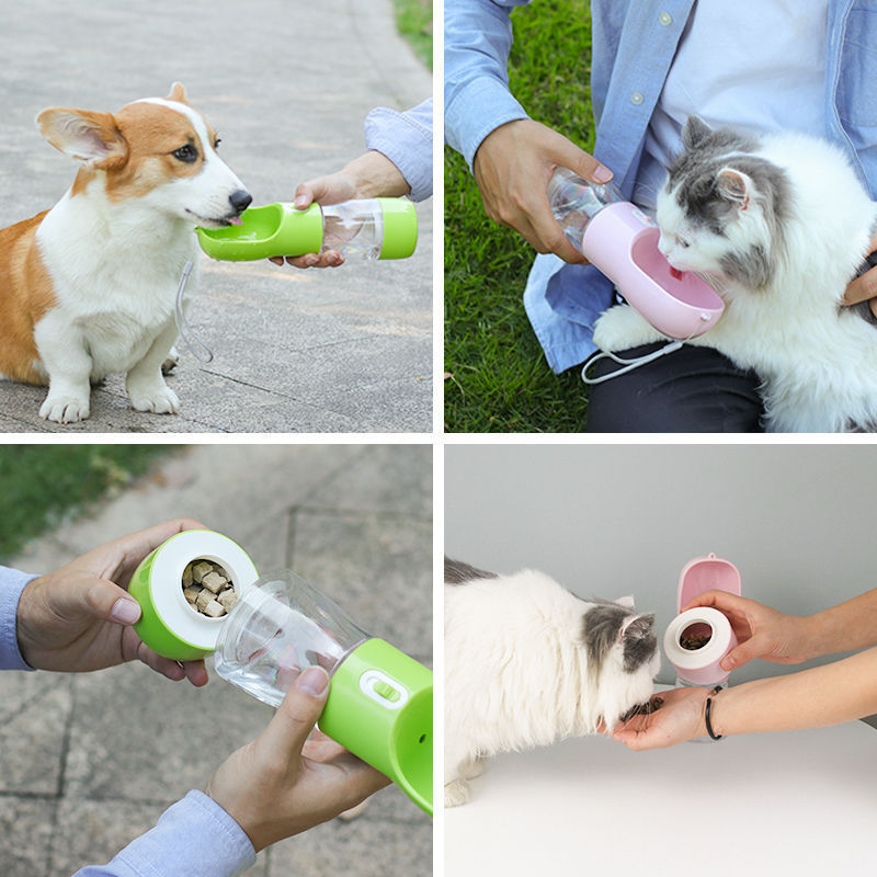 Garrafa pet para passear com o cachorro Chaleira bebedouro para cachorro