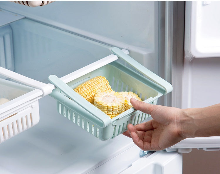 Refrigerator Telescopic Storage Basket