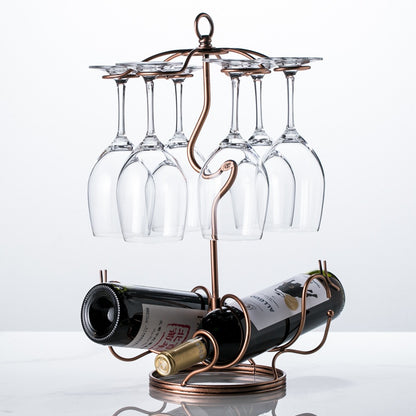 Upside down wine glass rack decoration wine glass