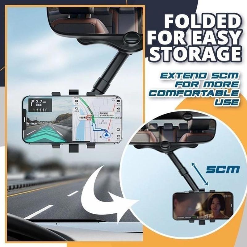 Rearview Mirror Phone Holder For Car