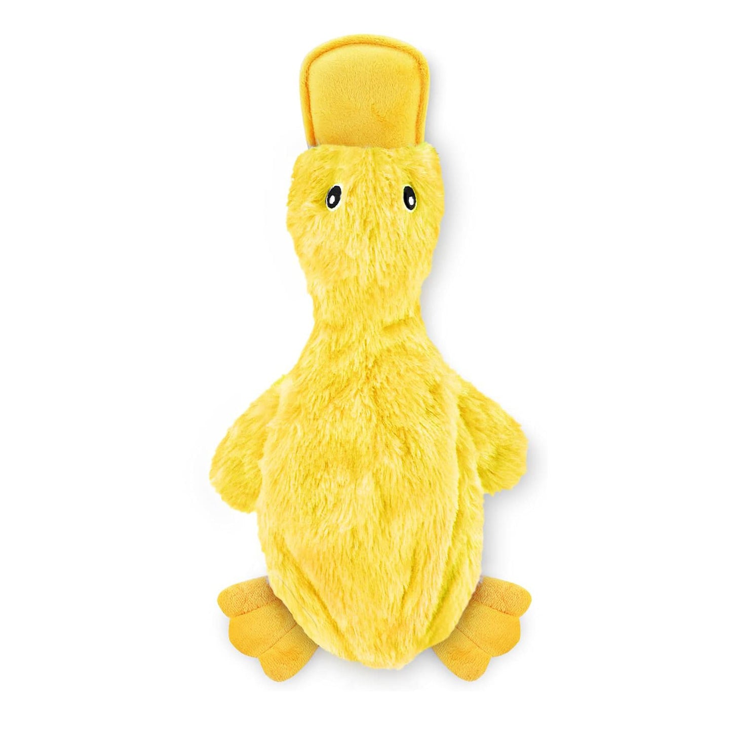 Best Pet Supplies Crinkle Dog Toy For Small Medium And Large Breeds Cute No Stuffing Duck With Soft Squeaker  Fun For Indoor Puppies And Senior Pups Plush No Mess Chew And Play