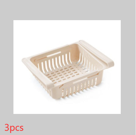 Refrigerator Telescopic Storage Basket