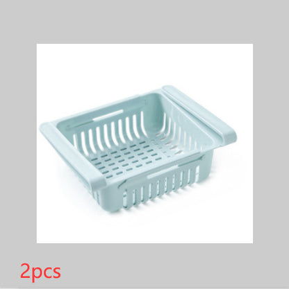 Refrigerator Telescopic Storage Basket