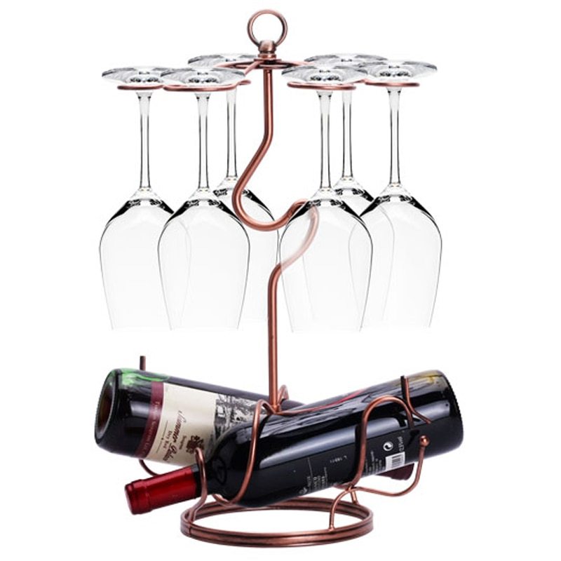 Upside down wine glass rack decoration wine glass