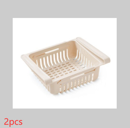 Refrigerator Telescopic Storage Basket