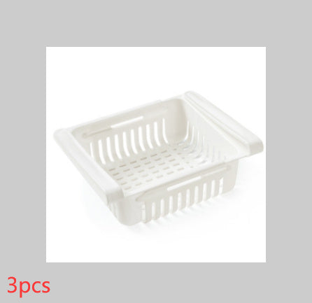 Refrigerator Telescopic Storage Basket