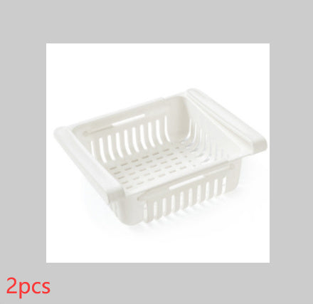 Refrigerator Telescopic Storage Basket