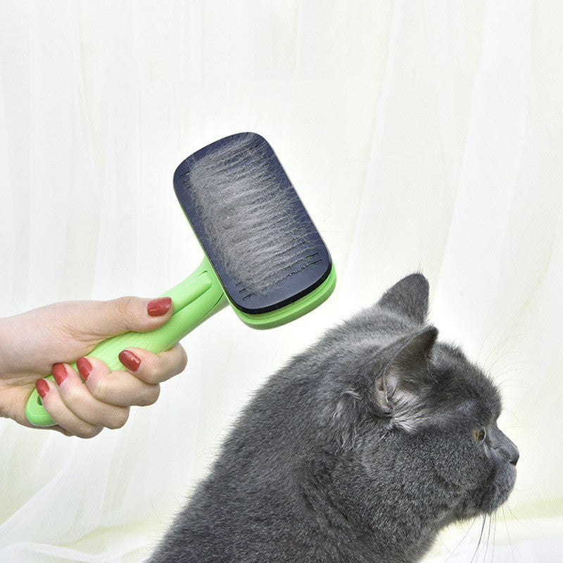 Pet automatic hair removal brush