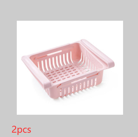 Refrigerator Telescopic Storage Basket