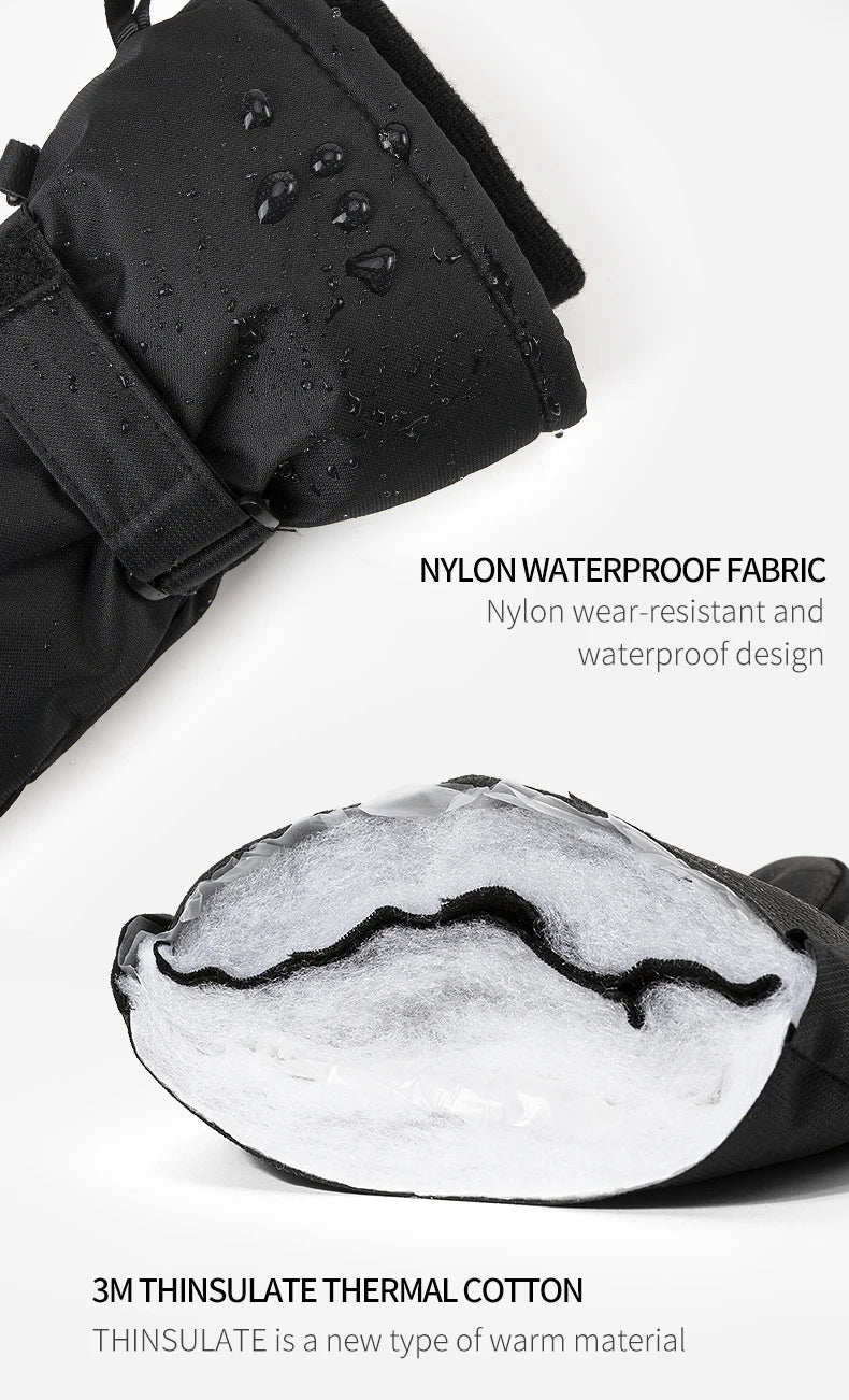 Winter Ski Gloves Waterproof