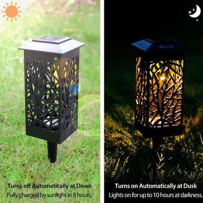 Luzes solares para caminhos de jardim