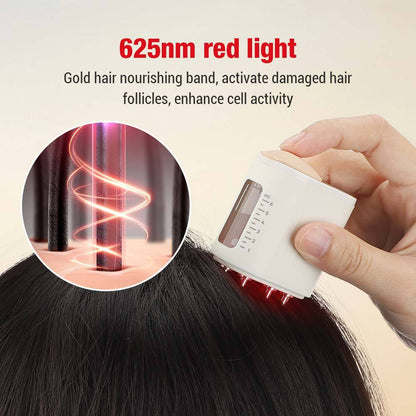 Red Light Vibration Massage Comb Scalp Medicine Import Micro Current