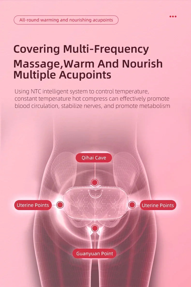 Almofada de aquecimento massageador abdominal Smart Warm