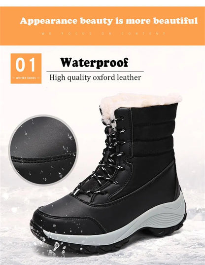 Winter Shoes Waterproof Boots Women