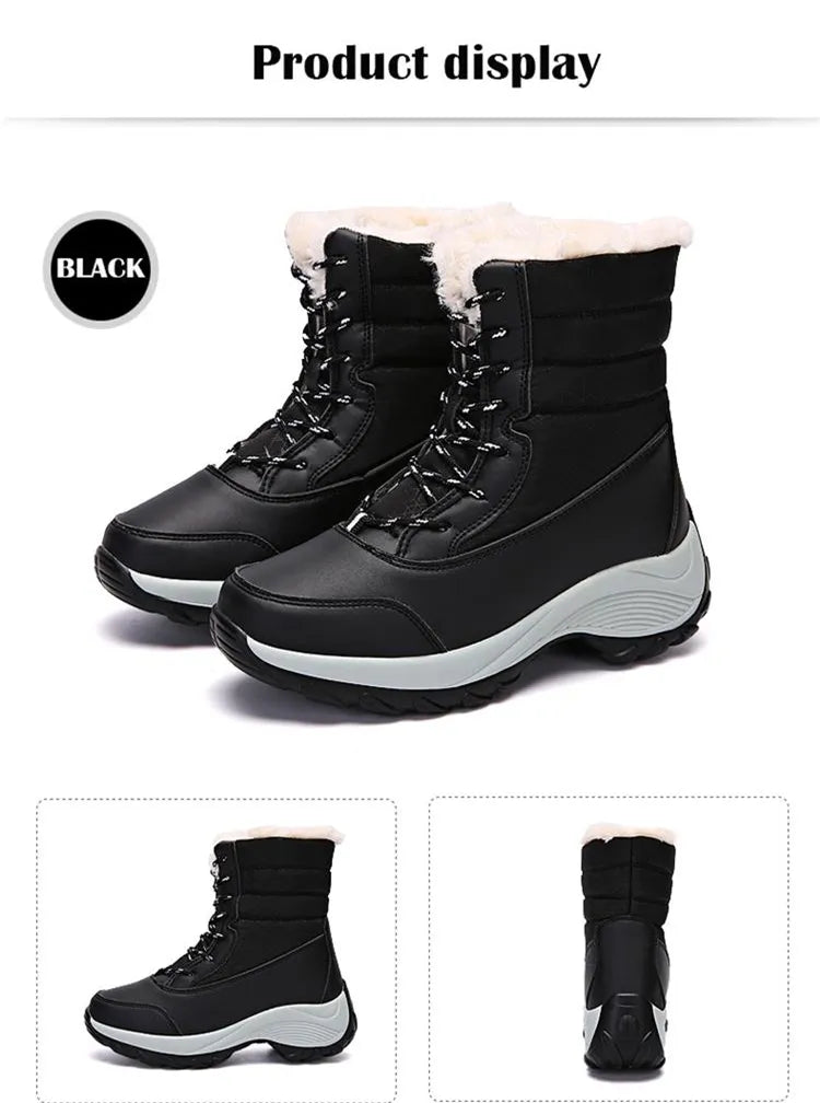 Winter Shoes Waterproof Boots Women