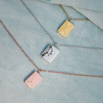 Envelope Locket Necklace