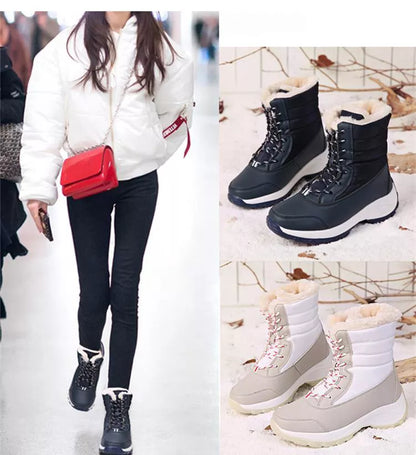 Winter Shoes Waterproof Boots Women