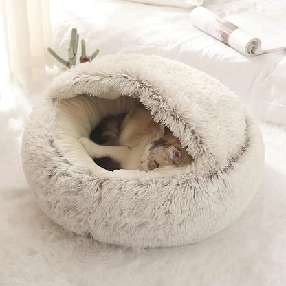 Soft Plush Pet Bed with Cover