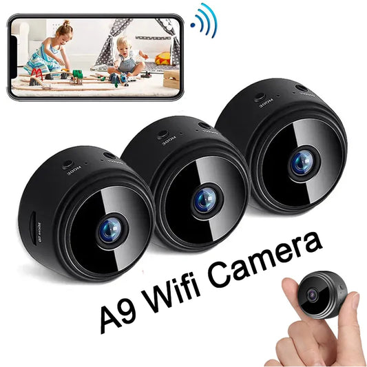 Câmeras de vigilância móveis A9 1080P HD Wifi Mini Camera