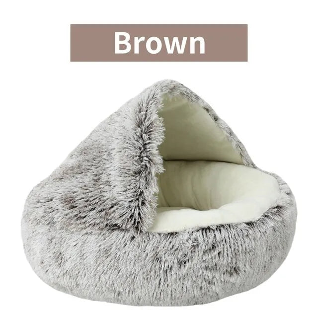 Soft Plush Pet Bed with Cover