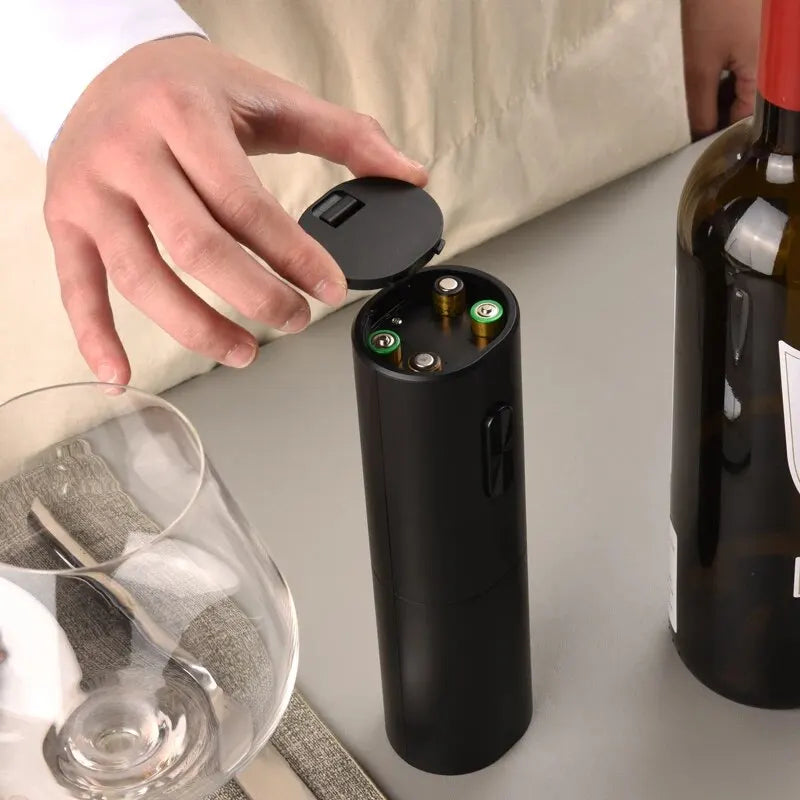 Electric Wine Opener Automatic Corkscrew Wine Openers Battery Bottle Opener Foil Cutter Kitchen Bar Can Opener